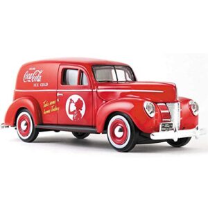 1940 Ford Delivery Van Coca-Cola Red 1/24 Diecast Model Car by Motorcity Classics 424194