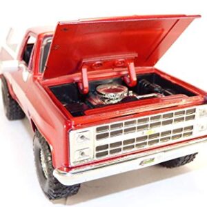 Jada Toys Just Trucks 1:24 1980 Chevrolet Blazer K5 Die-cast Car Metallic Red, Toys for Kids and Adults