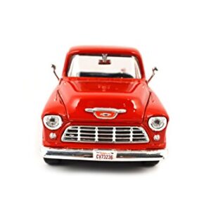 Motor City Classics 1955 Chevy Stepside Pickup with Commercial Cooler Vehicle (1:24 Scale)