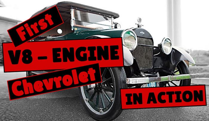 Chevrolet Series D (1917 - 1918) - First V8 Engine