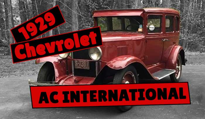 Read more about the article Chevrolet Series AC International (1929)